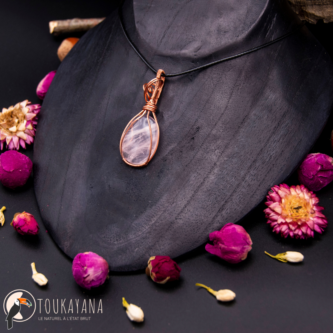 Colliers création "wire wrapping"