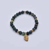 Bracelet Terre Mère - Agate Mousse