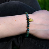 Bracelet Terre Mère - Agate Mousse