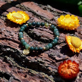 Bracelet Terre Mère - Agate Mousse