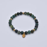 Bracelet Terre Mère - Agate Mousse