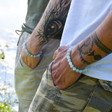 Bracelet Parole Douce - Aigue-Marine
