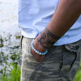 Bracelet Parole Douce - Aigue-Marine