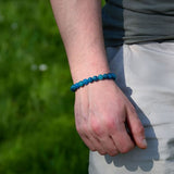Bracelet Éloquence & Échange - Apatite Bleue