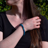 Bracelet Éloquence & Échange - Apatite Bleue