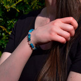 Bracelet Clarté & Communication - Apatite et Cristal de Roche