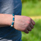 Bracelet Clarté & Communication - Apatite et Cristal de Roche
