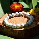 Bracelet Calme Blanc - Howlite (Lâcher-prise)