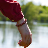 Bracelet Vitalité Rouge - Jaspe Rouge (Boost)