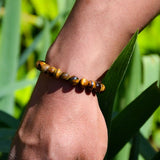 Bracelet Protection & Assurance – Œil de Tigre