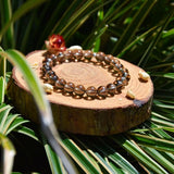 Bracelet Pensée Positive - Quartz Fumé