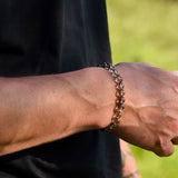 Bracelet Pensée Positive - Quartz Fumé