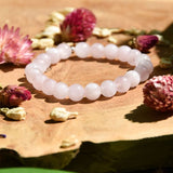 Bracelet Tendresse Infinie - Quartz Rose de Madagascar
