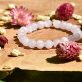 Bracelet Tendresse Infinie - Quartz Rose de Madagascar