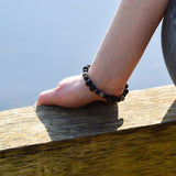 Bracelet Intuition & Ancrage - Onyx noir, Labradorite et Pierre de Lave