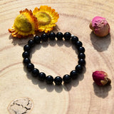 Bracelet Bouclier Terrestre - Tourmaline Noire (Ancrage)