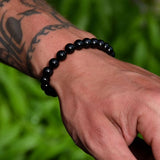 Bracelet Bouclier Terrestre - Tourmaline Noire (Ancrage)