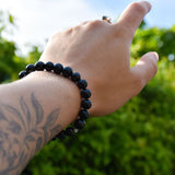 Bracelet Bouclier Terrestre - Tourmaline Noire (Ancrage)