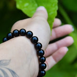 Bracelet Bouclier Terrestre - Tourmaline Noire (Ancrage)