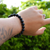 Bracelet Bouclier Terrestre - Tourmaline Noire (Ancrage)