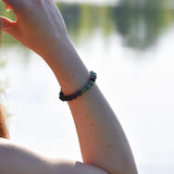 Bracelet Talisman & Chance - Turquoise Africaine et Pierre de Lave