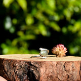 Bague croisée en Labradorite