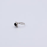 Bague croisée en Onyx noir