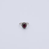 Bague en Grenat ovale
