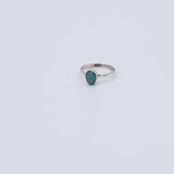 Bague en Amazonite ovale simple