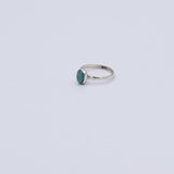 Bague en Amazonite ovale simple