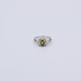 Bague en Péridot ovale