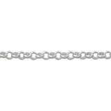 Chaine en argent avec mailles