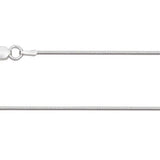 Chaine en argent mailles serpent
