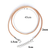 Cordons en cotton ciré 45cm