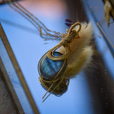 Collier Aura Dorée - Labradorite