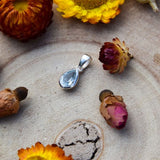 Pendentif Aigue marine goutte simple