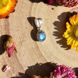 Pendentif Labradorite facetée