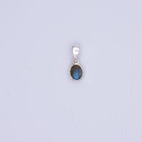 Pendentif Labradorite facetée