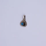 Pendentif Labradorite triangle orné