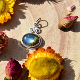 Pendentif Labradorite ovale