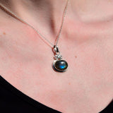 Pendentif Labradorite ovale