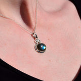 Pendentif Labradorite ovale