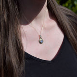 Pendentif Pierre de lune rond