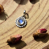Pendentif Pierre de lune rond