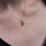 Pendentif Citrine puce