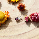 Pendentif Grenat puce