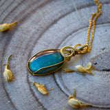 Collier Nymphe - Chrysoprase