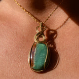 Collier Nymphe - Chrysoprase